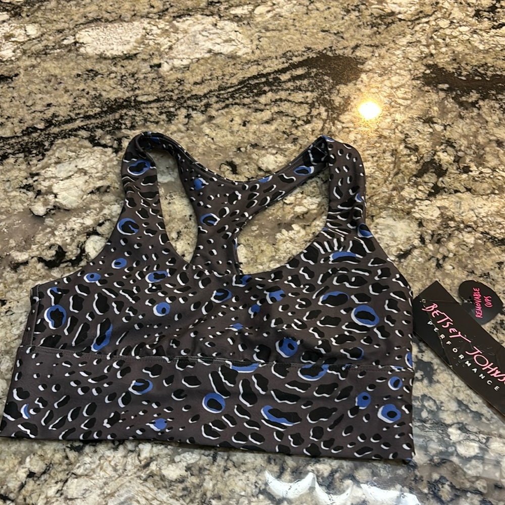Betsey Johnson Performance Small Sports Bra NWT